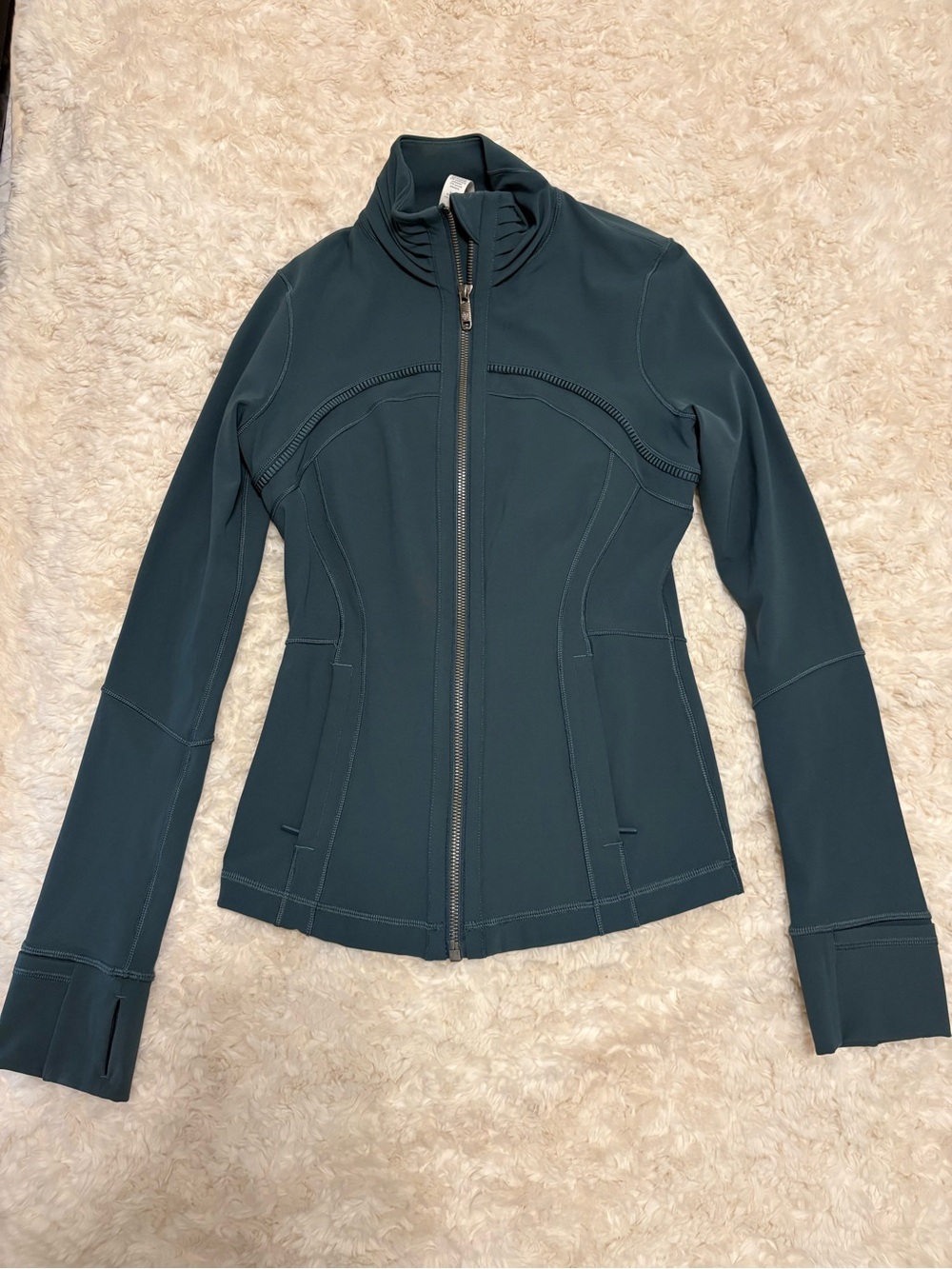 lululemon athletica Teal Slim Define Jacket